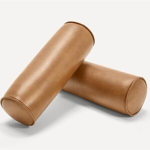 Burrow Nomad Camel Bolster Pillows Set of 2